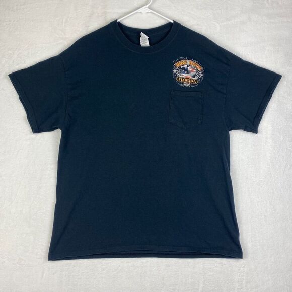 Gildan Bike Week 2019 78 Anniversary Graphic Shirt Mens Extra Large Black Casual - Picture 2 of 9